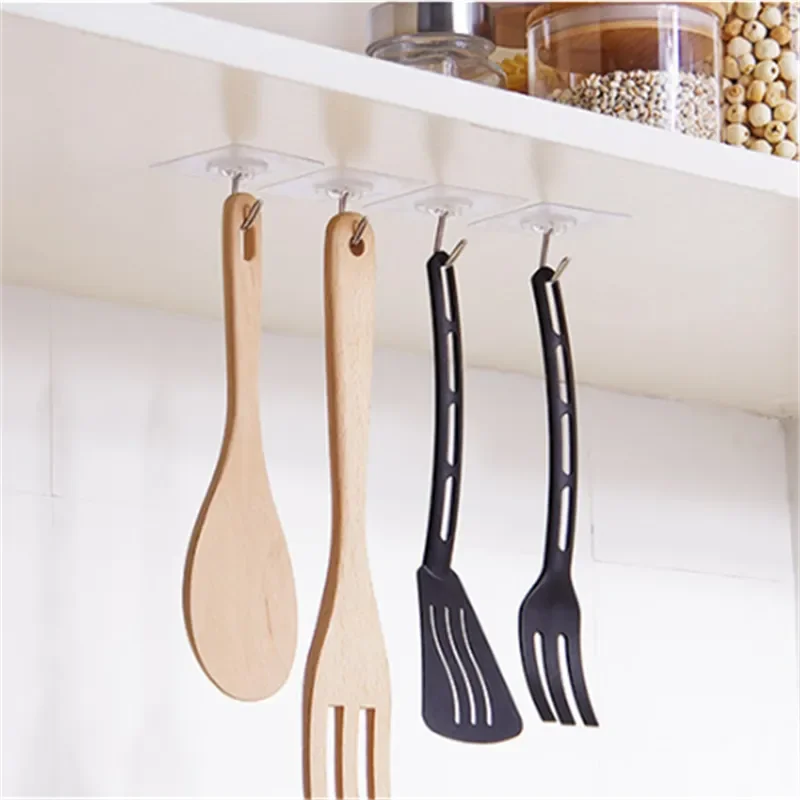 Transparent Stainless Steel Strong Self Adhesive Hook