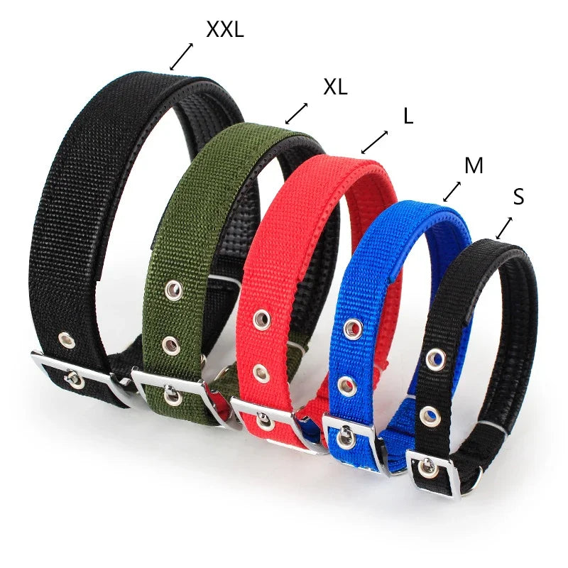 New Fashion Pet Dog Collar High Quality Nylon Collar for Dog Pet Adjustable Durable Pet Collar for Small Medium Large Dog