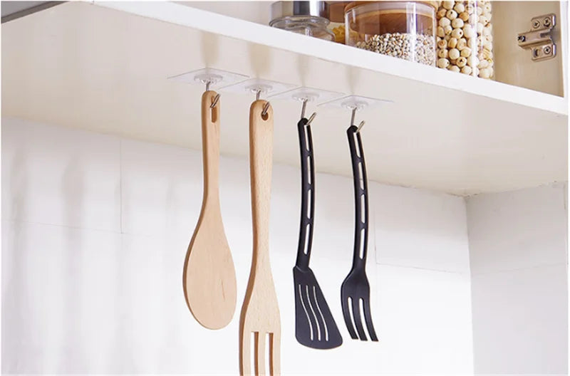 Transparent Stainless Steel Strong Self Adhesive Hook