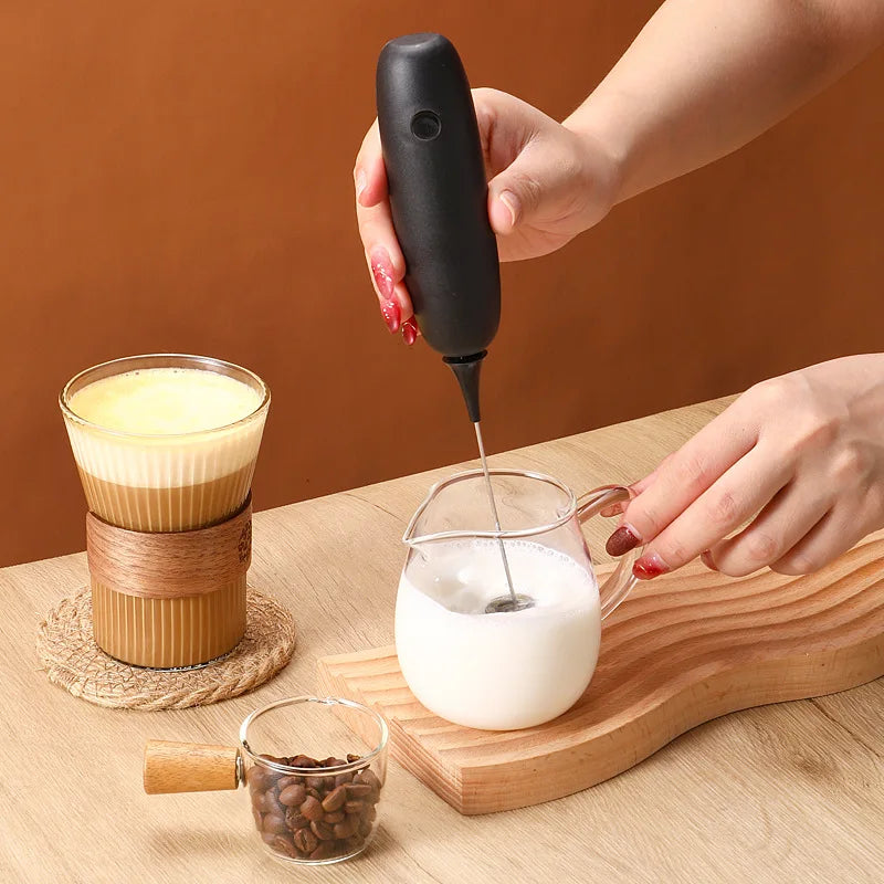 Mini Electric Whisk Foamer Blender Wireless