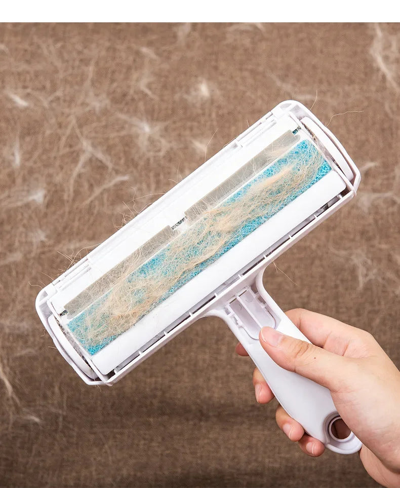 Pet Hair Remover Roller Cleaning Lint Sticky Hair Brush Hair Cleaner Dog Cat Remover Pet Supplies Brush for Sofa Clothe