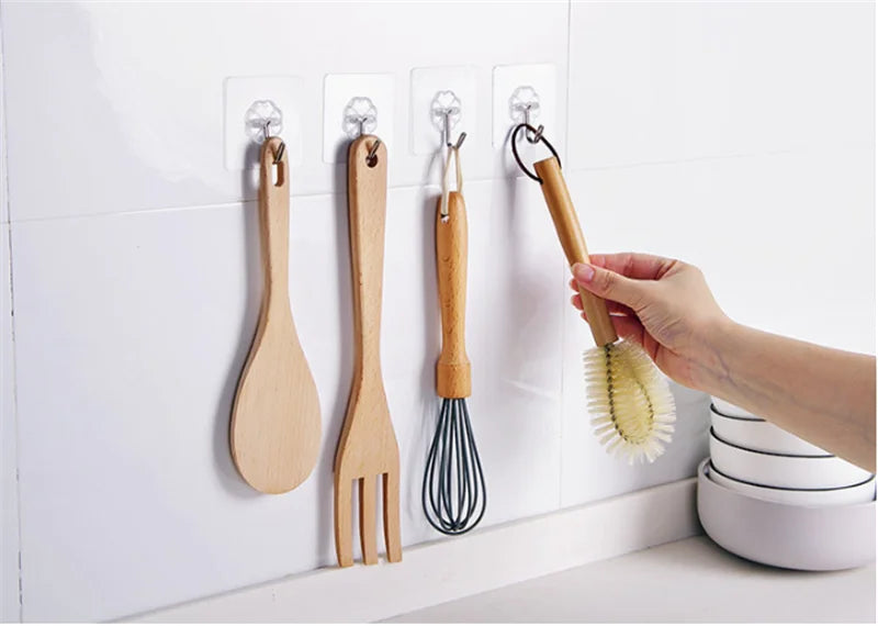 Transparent Stainless Steel Strong Self Adhesive Hook