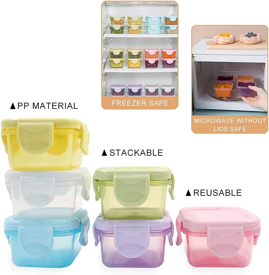 Leakproof Lids 4pcs Containers