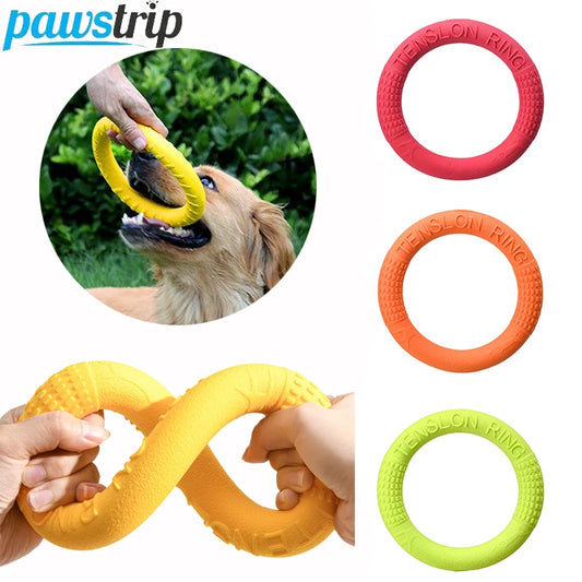TPR Pet Dog Toys Interactive Pet Toys for Small Large Dogs Funny Puppy Flying Disk Toy Bite-resistant Dog Training Toys