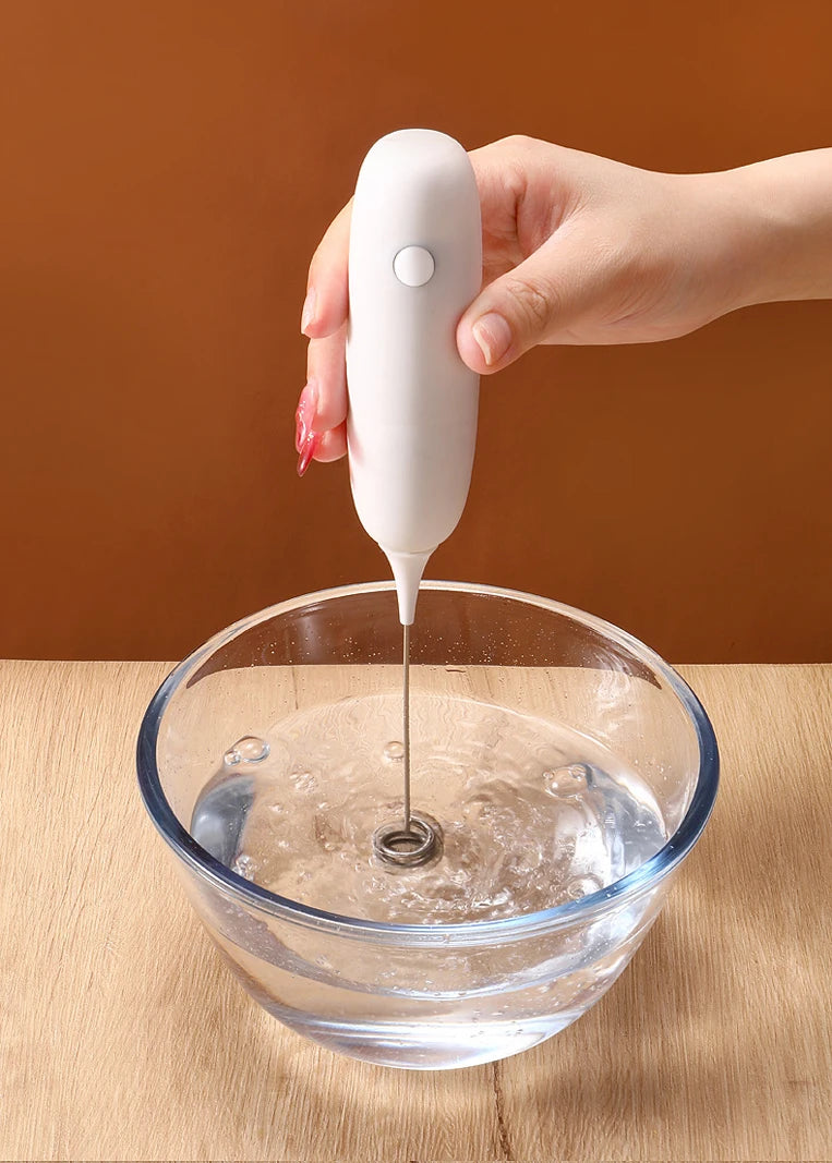 Mini Electric Whisk Foamer Blender Wireless