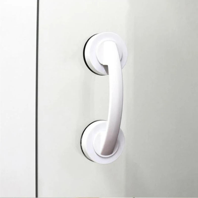 Hot 1/2Pcs Safety Helping Handle Anti Slip Support Toilet Bathroom Safe Grab Bar Handle Vacuum Sucker Suction Cup Handrail
