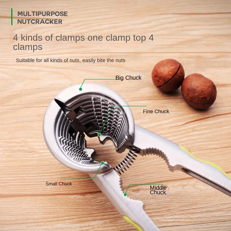 Multifunction Crack almond Walnut Pecan Hazelnut Hazel Filbert Nut Kitchen Nutcracker shell Clip Tool Clamp Plier Cracker