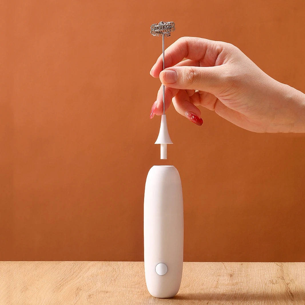 Mini Electric Whisk Foamer Blender Wireless