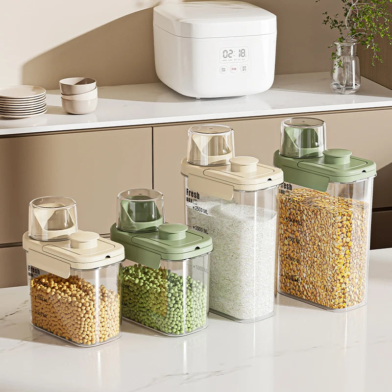 Kitchen Storage Dog Food Sealed Bucket Moisture-Proof Storage Bucket Box Pet Food Storage Bucket Large Capacity Storage Bucket
