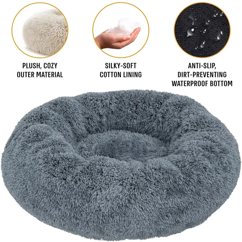 Round Pet Bed for Large Dog