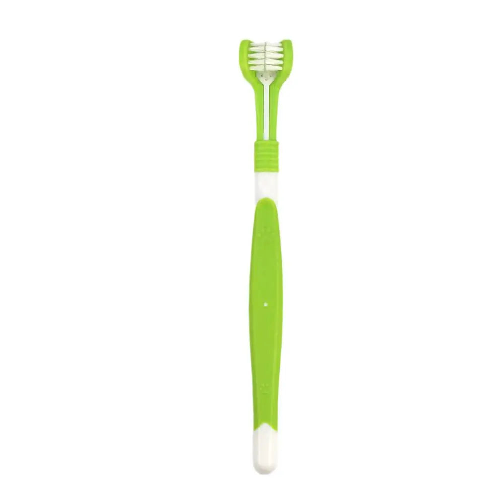 3 Sided Pet Toothbrush Dog Plastic Toothbrush Removing Bad Breath Care Tartar Cleaning Mouth Pet Dental Cat Cleaning Mouth