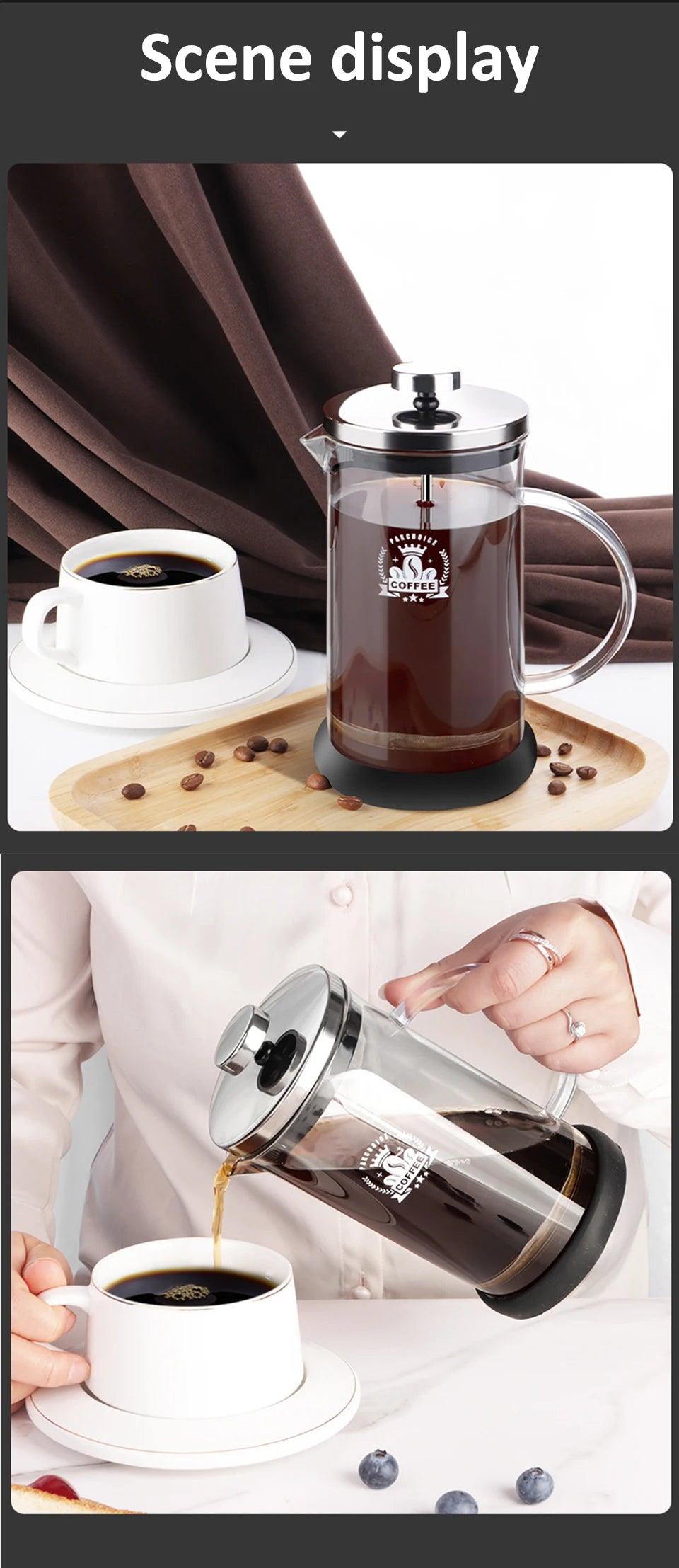 French Press Coffee Pot