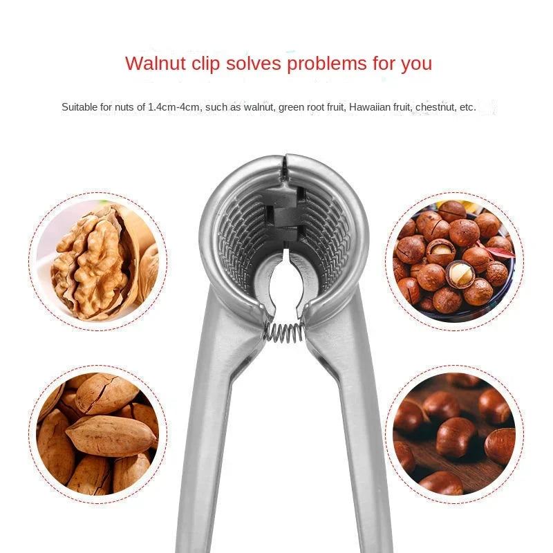 Multifunction Crack almond Walnut Pecan Hazelnut Hazel Filbert Nut Kitchen Nutcracker shell Clip Tool Clamp Plier Cracker