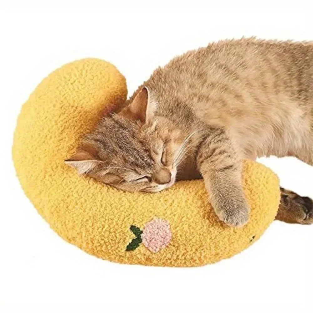 Pet Pillow Deep Sleep U-shaped Pillow Cat Special Small Pillow Cat Mat Soft Small Blanket Dog Small Pillow Dog Special Pillow