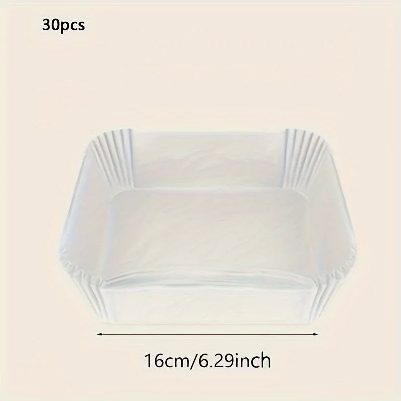 30pcs, Air Fryer Disposable Paper Liner,