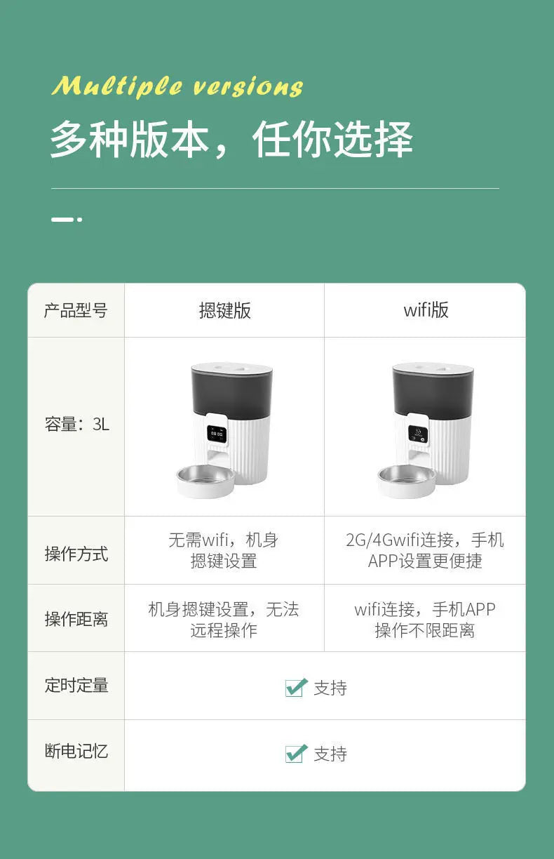 3L Automatic Pet Feeder