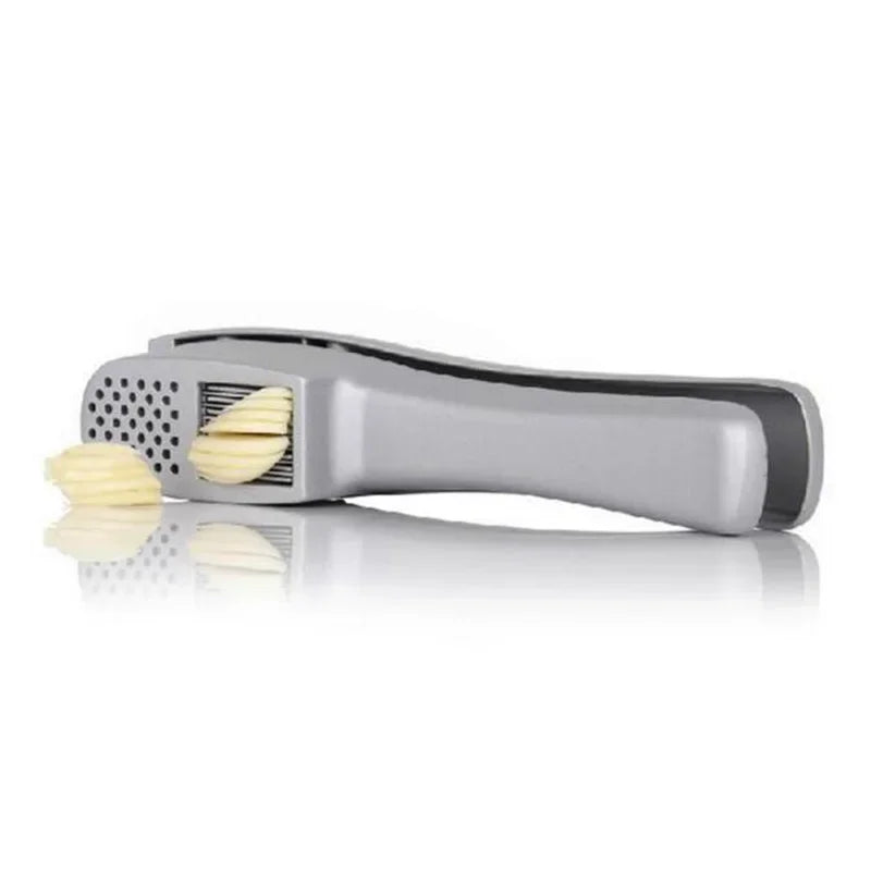 2 in 1 Multifunctional Manual Garlic Press Mincer Zinc Alloy Hand Garlic Clasp Chopper Slicer Crusher Kitchen Vegetable Tools
