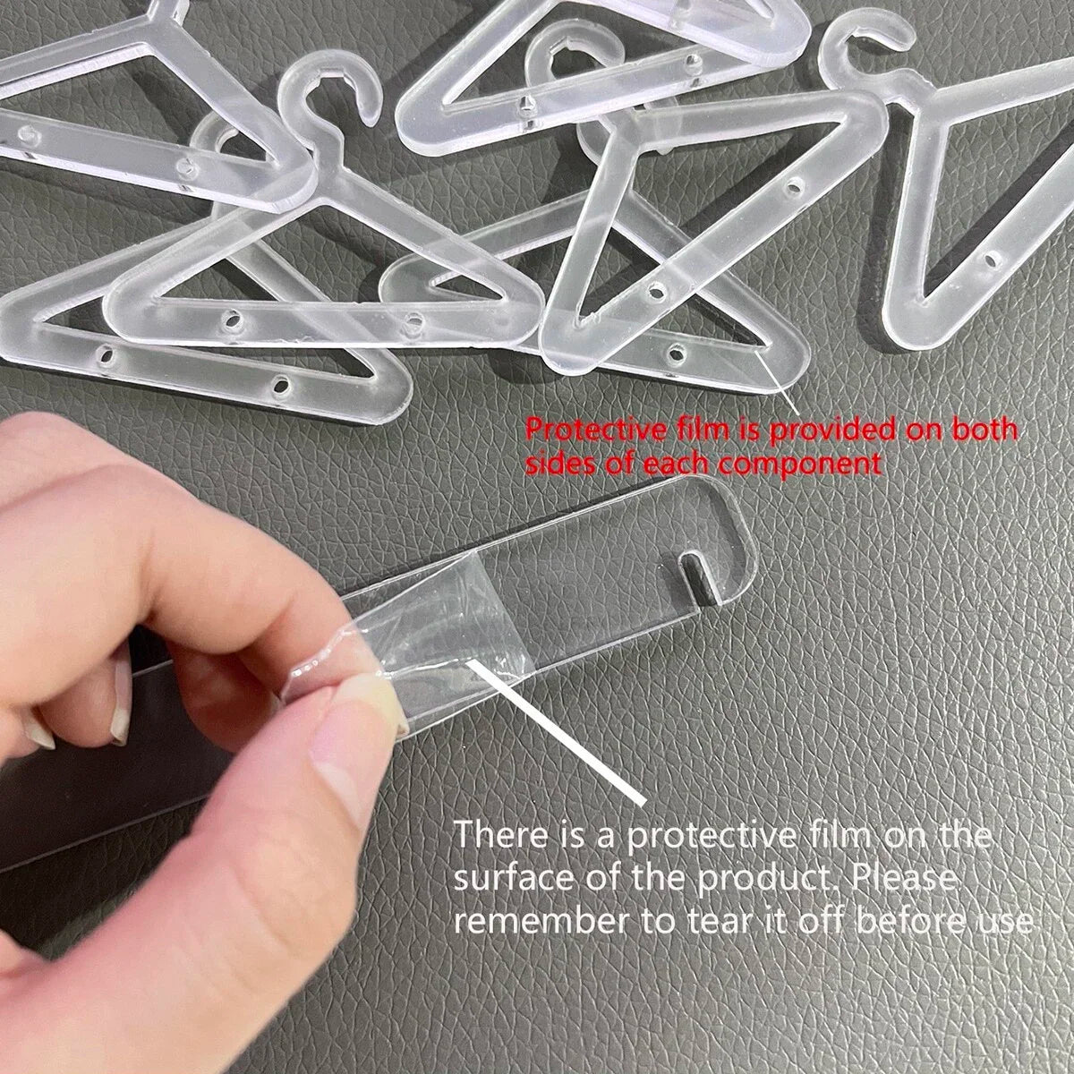 1set/2sets Acrylic Creative Jewelry Racks, Coat Hangers Shape Earring Racks, Cute Gift For Women And Girl, Home Shop Decor