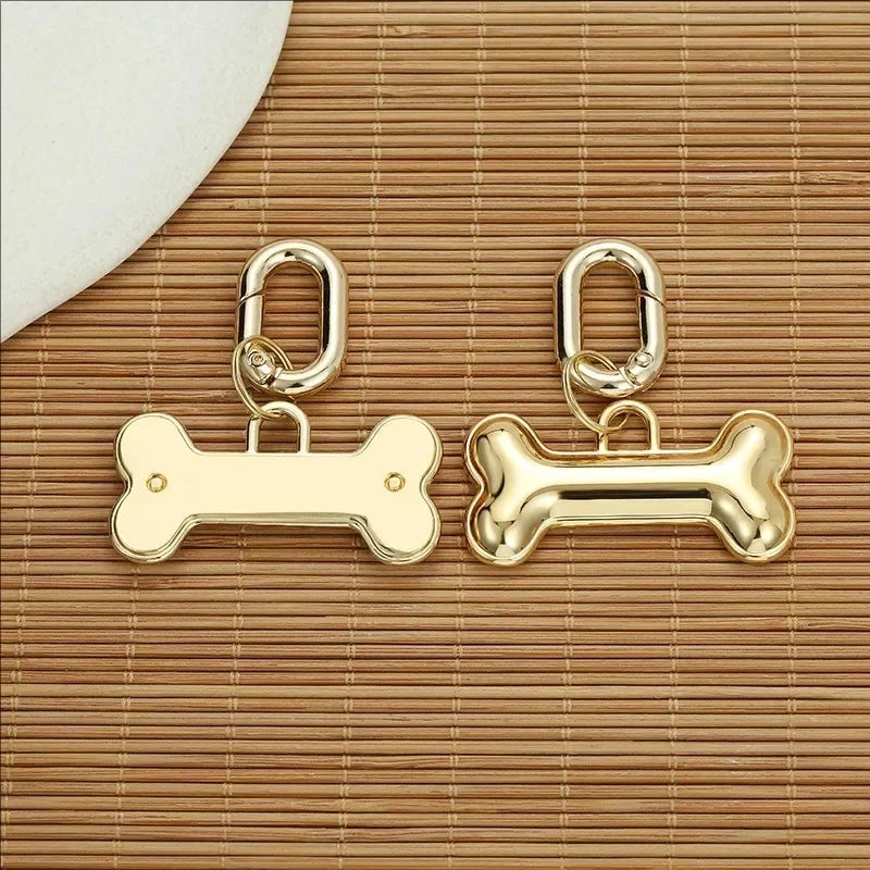 Memopaw Design Personalized Pet Dog Name Tag Copper Free Engraving Anti-lost Collars Tag for Dogs Cats Nameplate