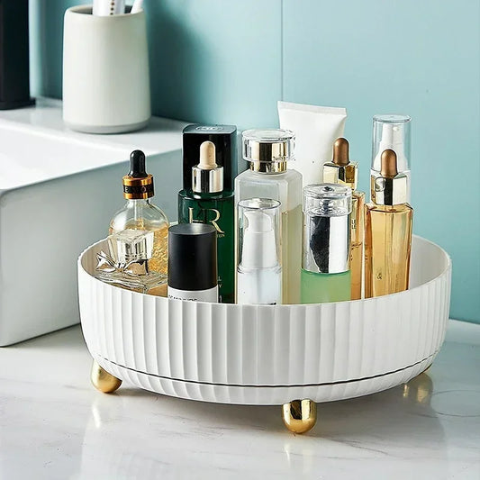 Plastic Cosmetics Storage Box Home Kitchen Bathroom Storage Box High-Grade Desktop Bedroom Cosmetics Storage Box