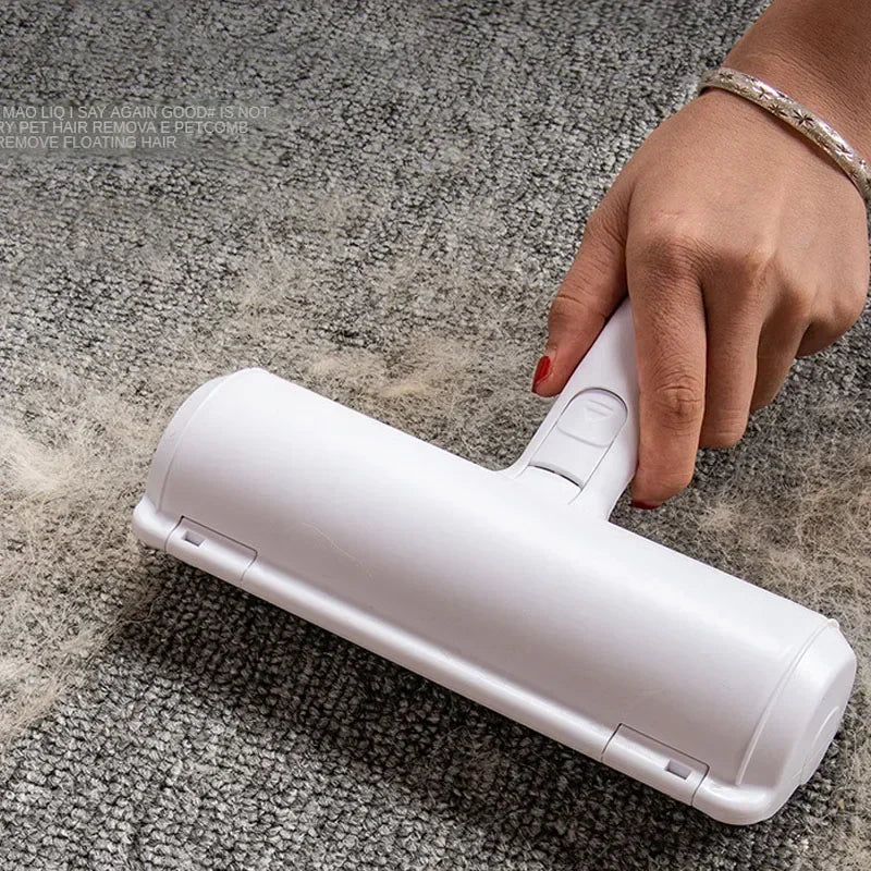 Pet Hair Remover Roller Cleaning Lint Sticky Hair Brush Hair Cleaner Dog Cat Remover Pet Supplies Brush for Sofa Clothe