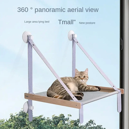 Cat Bed Hanging Window Cat Hammock Soft Pet Bed House Kitten Climbing Frame Sunny Window Seat Nest Bearing 20kg Cats Accessories
