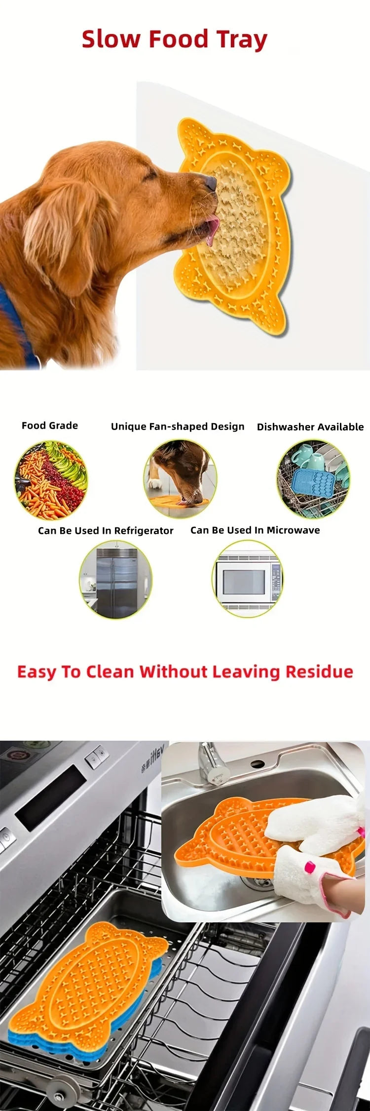 Pet Cat and dog tray suction cup lap pad slow eating pad anti-choking slow bowl lap pad silica gel slow eating plate