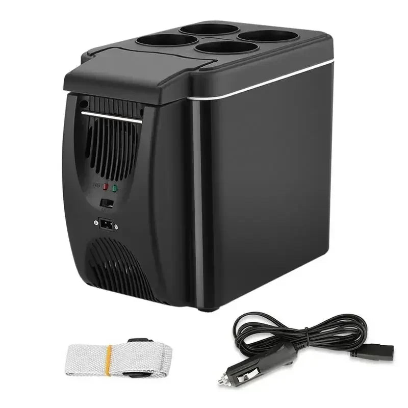 Electric Car Refrigerator 6L 12V Mini Freezer Car Freezer Cooler and Warmer Electric Fridge Portable Icebox Travel Refrigerato