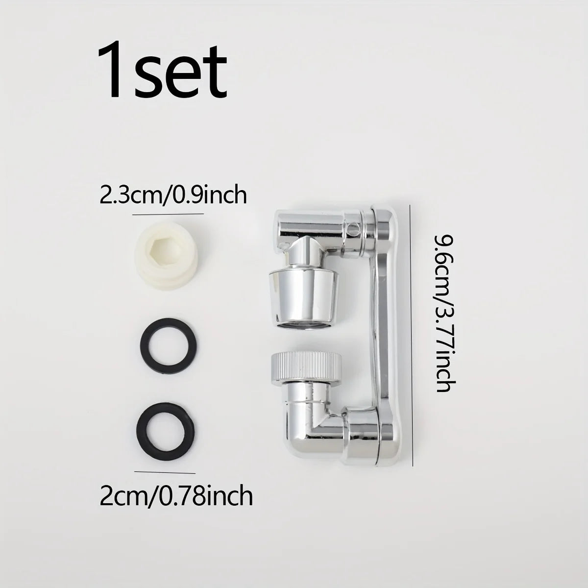1set/3sets/5sets/8sets-Kitchen Bathroom Faucet, Splash-proof Flying Rain Waterfall Out Water Faucet, Universal Rotating Starter