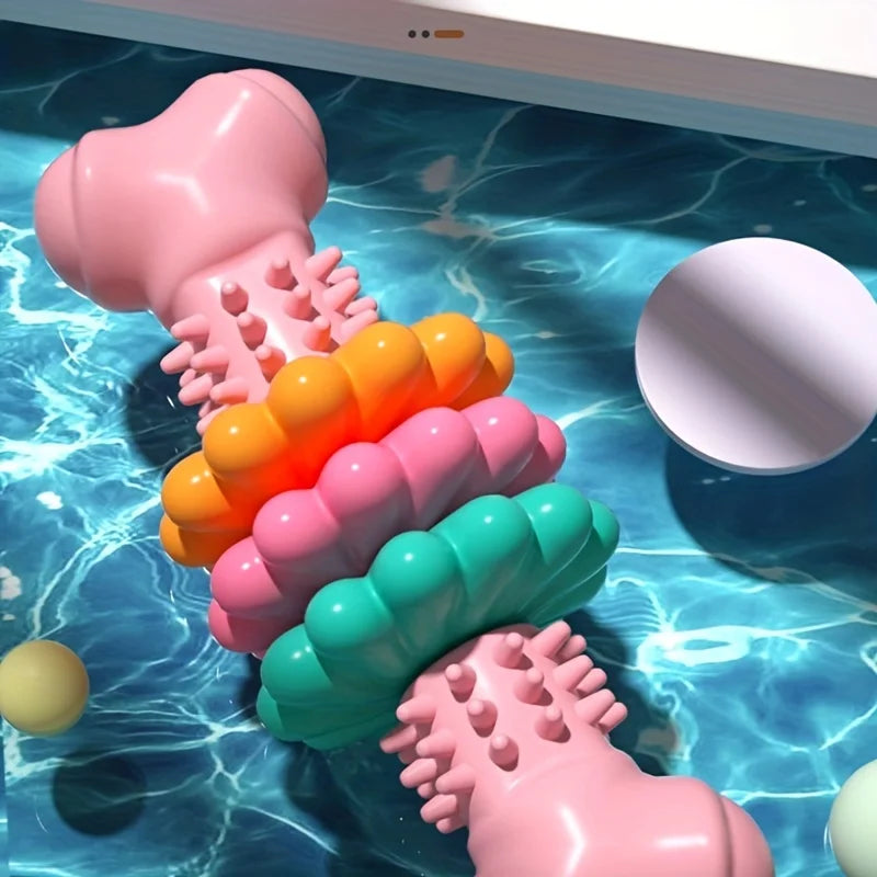 New Pet Toys Dog Toys TPR Bone-shaped Fleshy Chewing and Chewing Teething Toy Set Dog Boring Teething Cat Decompression Toys