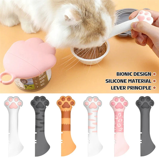 Pet Canned Spoon Jar Opener Puppy Feeding Mixing Wet Dry Scoop Cat Dog Accessories Feeder Shovel Pet Tableware Food Mixing Spoon