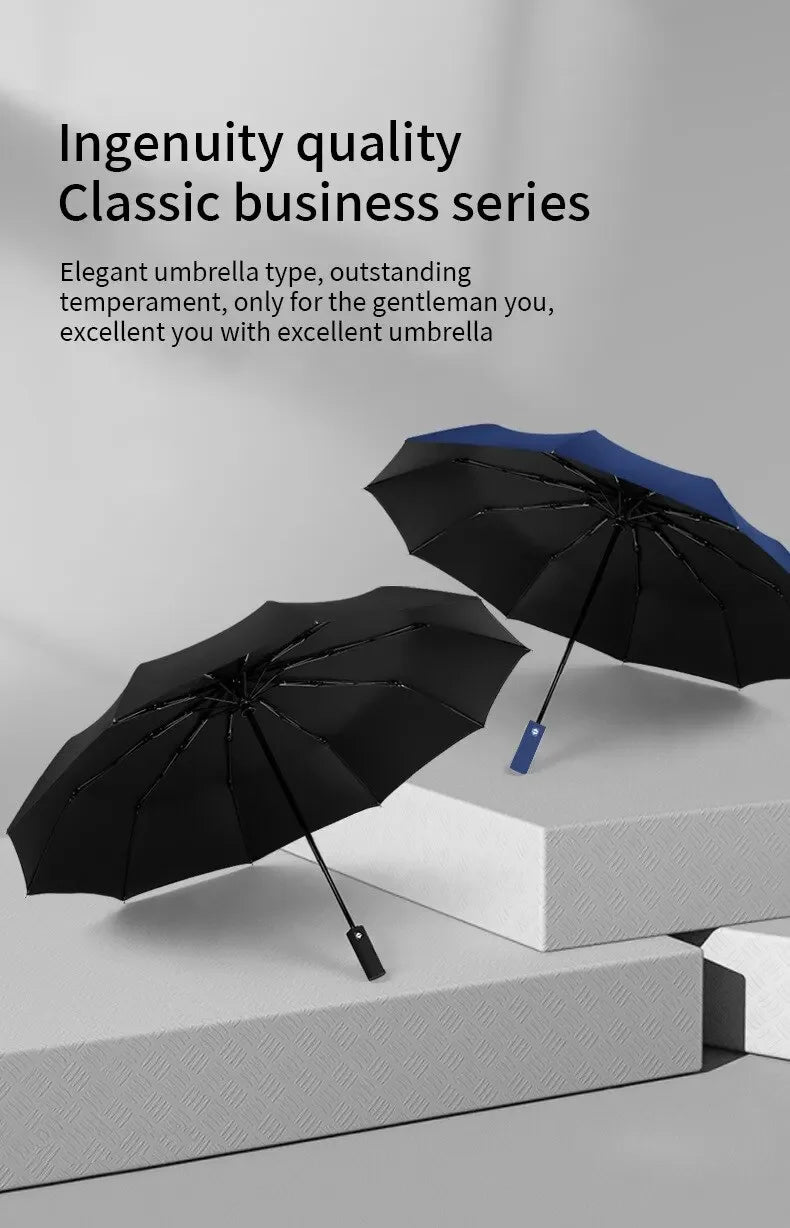 Windproof Double Layer Resistant Umbrella