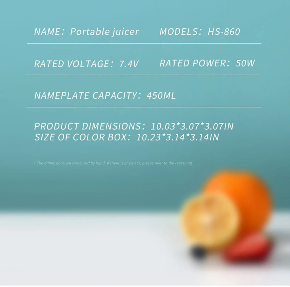 450ml Portable Juice Blender