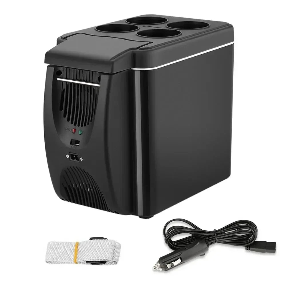 Electric Car Refrigerator 6L 12V Mini Freezer Car Freezer Cooler and Warmer Electric Fridge Portable Icebox Travel Refrigerato