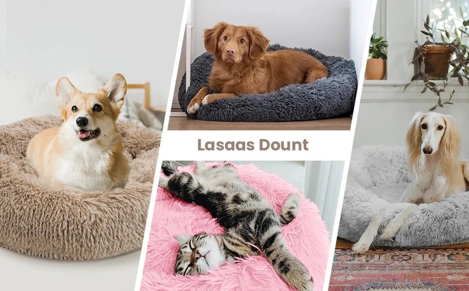 Round Pet Bed for Large Dog