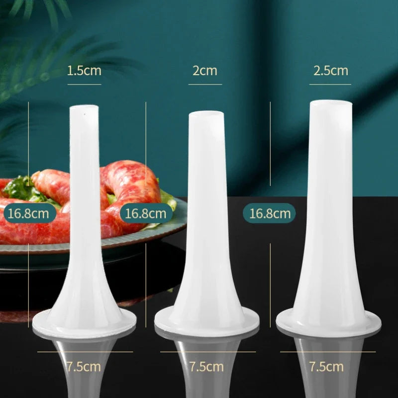 Manual Sausage Filling Machine Meat Stuffer Filler Salami Make Sausage Machine Homemade Sausage Tools Kitchen Supplies