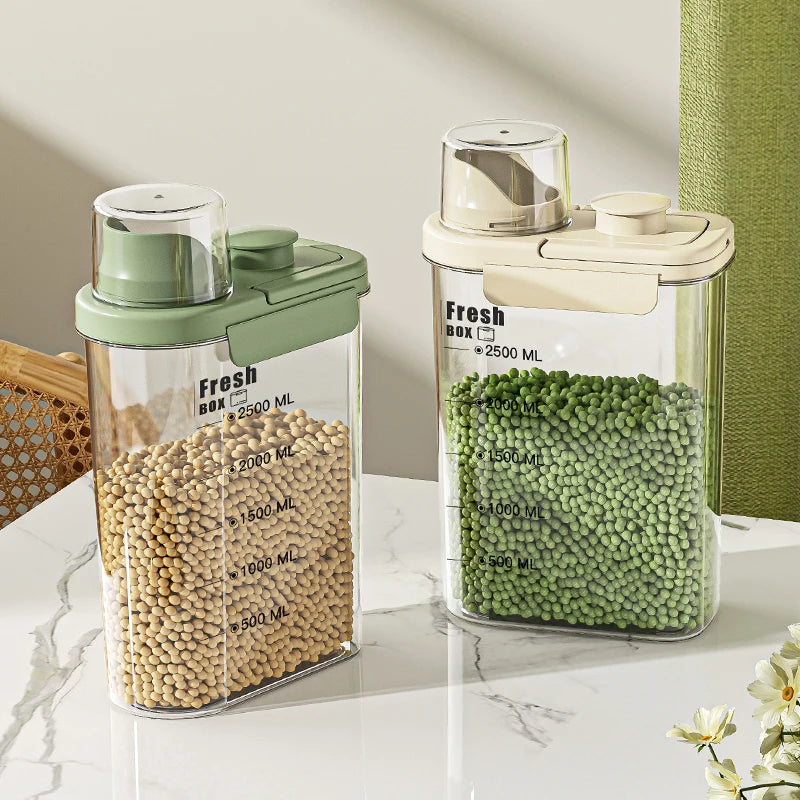 Kitchen Storage Dog Food Sealed Bucket Moisture-Proof Storage Bucket Box Pet Food Storage Bucket Large Capacity Storage Bucket