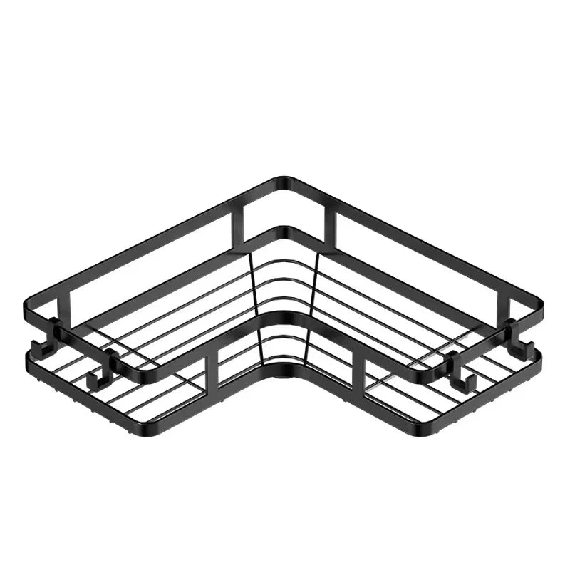 Luxury Acrylic Bathroom Shelf without Drilling Corner Shelf For Shower Kitchen Toilet Skincare Organizer Bathroom Accessories