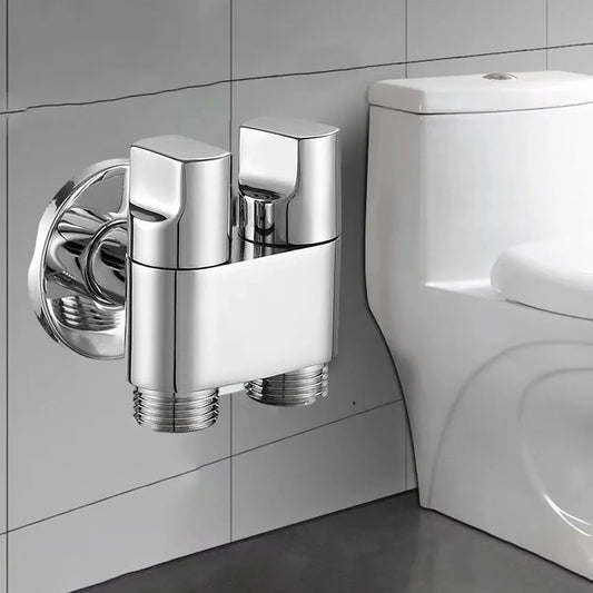 Double Control Washing Machine Faucet Toilet Triangle Valve Point Interface Washing Machine Faucet