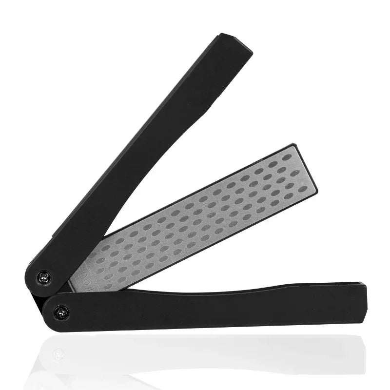 New Double Sided Folded Pocket Sharpener Diamond Knife Sharpening Stone Kitchen Tool