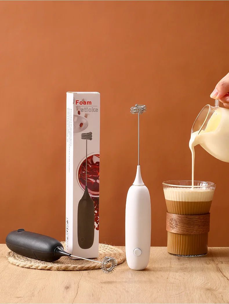 Mini Electric Whisk Foamer Blender Wireless