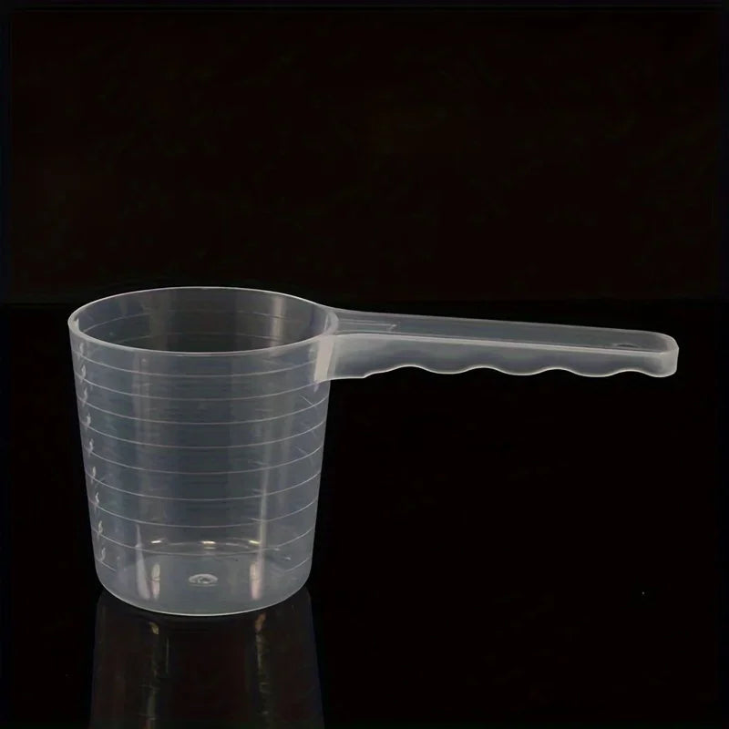 3pcs 100ml Transparent Pet Measuring Spoon With Scale