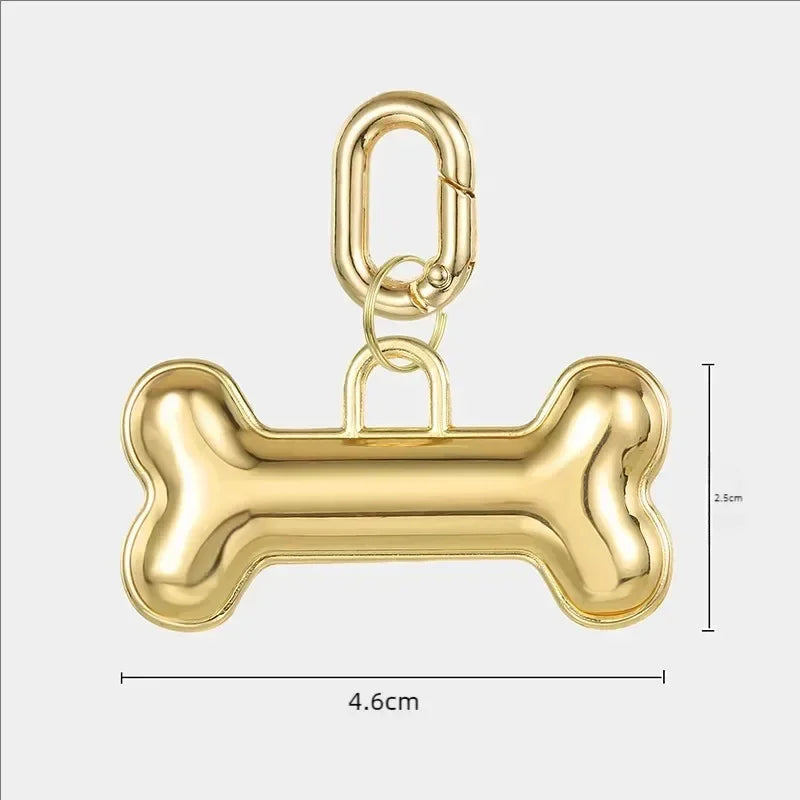 Memopaw Design Personalized Pet Dog Name Tag Copper Free Engraving Anti-lost Collars Tag for Dogs Cats Nameplate