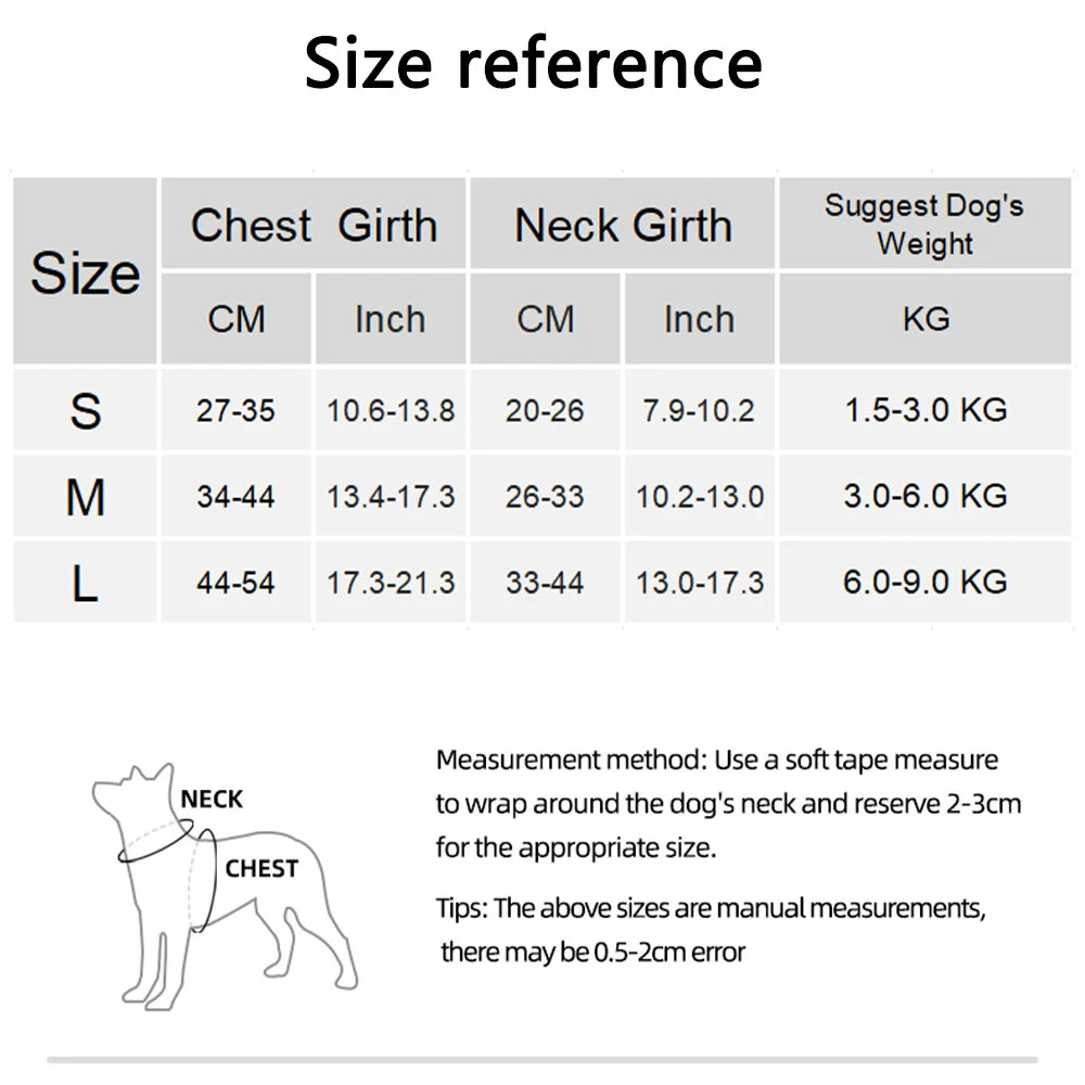 Cute Pet Harness Leash Set for Small Mid Dogs Cat
