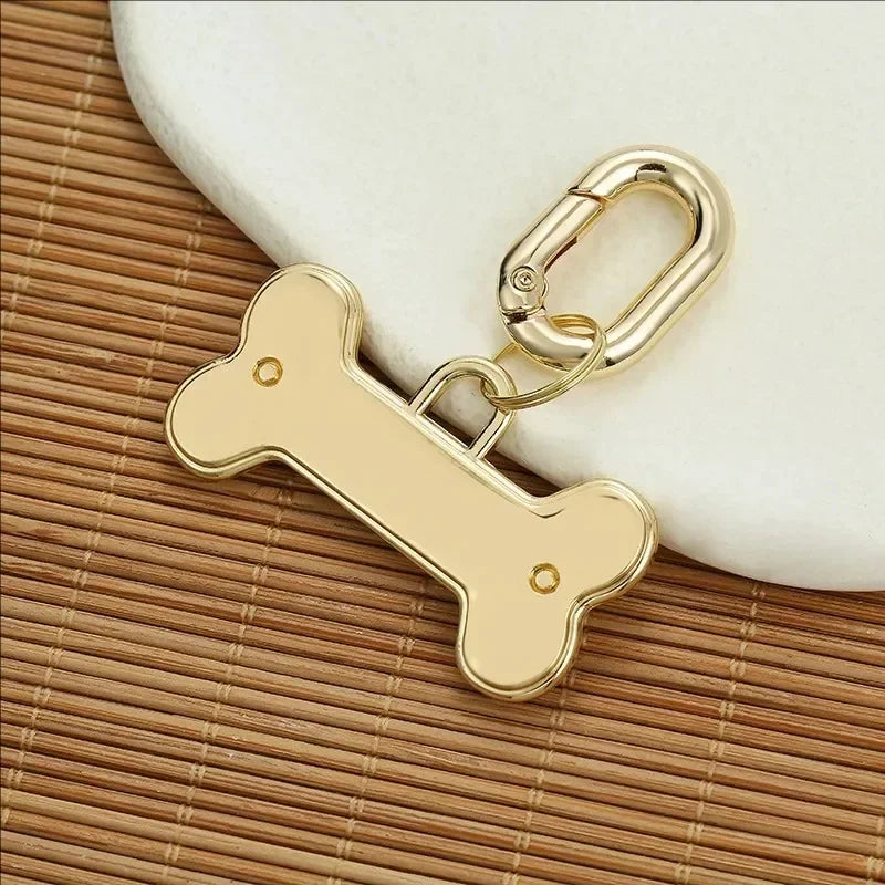 Memopaw Design Personalized Pet Dog Name Tag Copper Free Engraving Anti-lost Collars Tag for Dogs Cats Nameplate