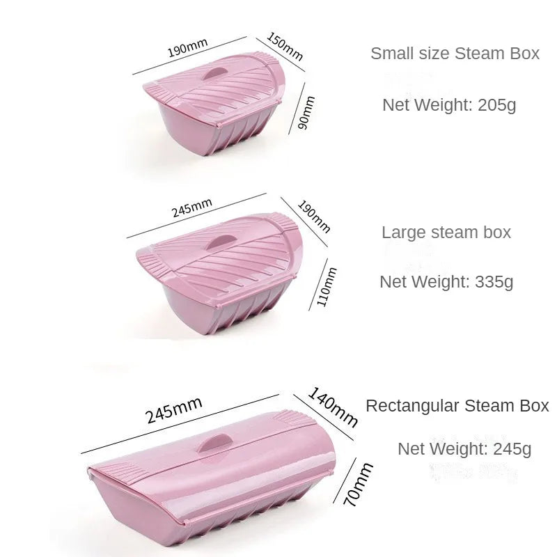 Kitchen Gadget Creative Silicone Steaming Fish Bowl Silicone Steaming Cage Microwave Oven with Cover Silicone Steaming Box