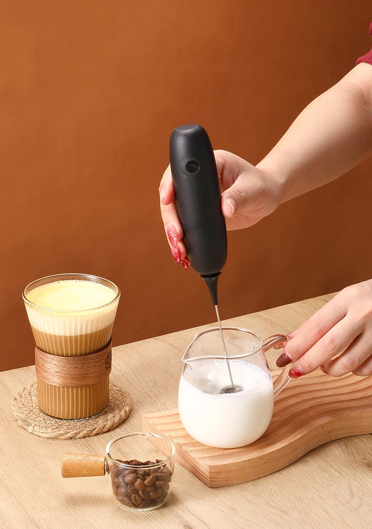 Mini Electric Whisk Foamer Blender Wireless