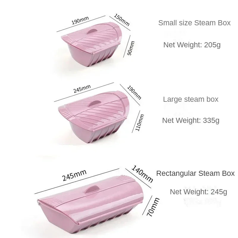 Kitchen Gadget Creative Silicone Steaming Fish Bowl Silicone Steaming Cage Microwave Oven with Cover Silicone Steaming Box