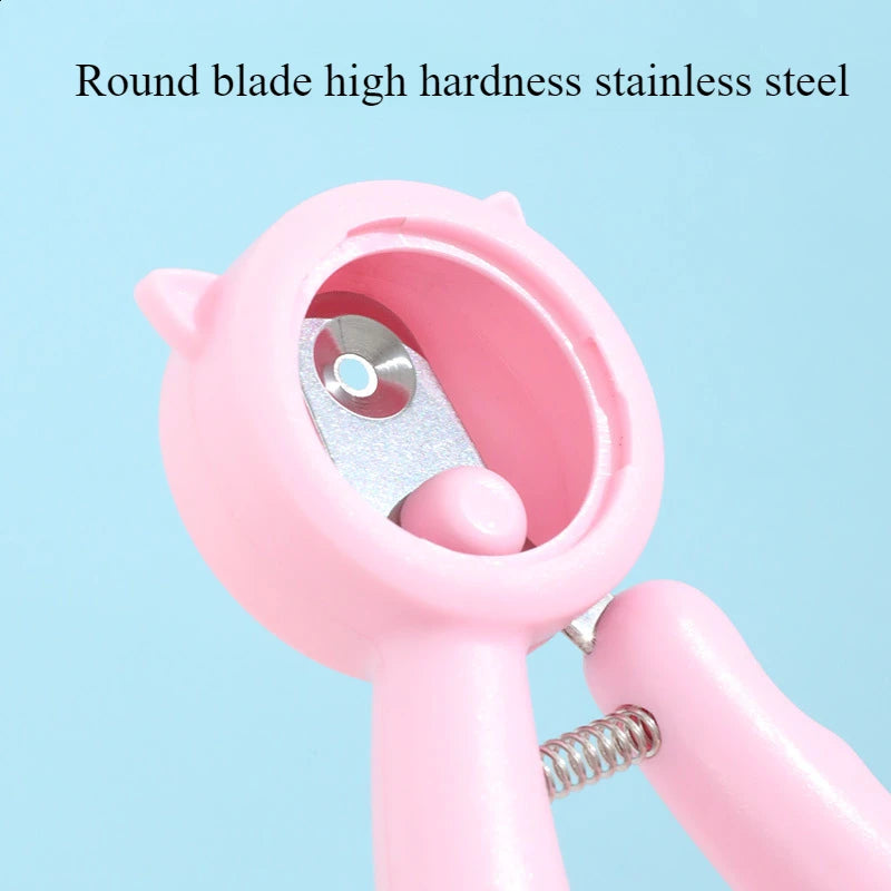 Pet nail clippers for dogs and cats, alloy blades for nail grinding, blister pack, splash-proof nail clippers with file