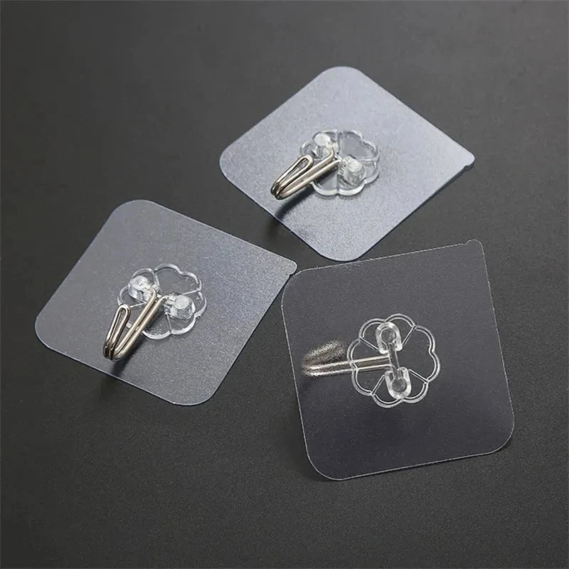 Transparent Stainless Steel Strong Self Adhesive Hook